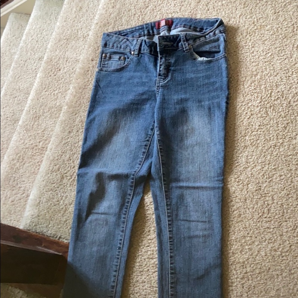 Straight leg jeans
